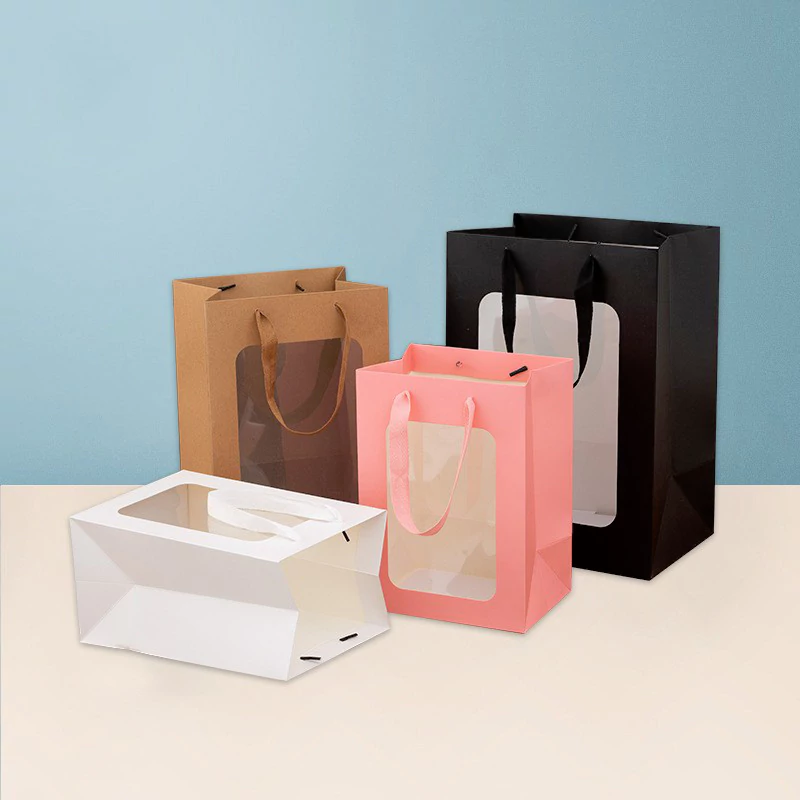 show window handheld paper bag