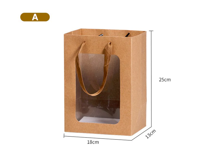 show window handheld paper bag