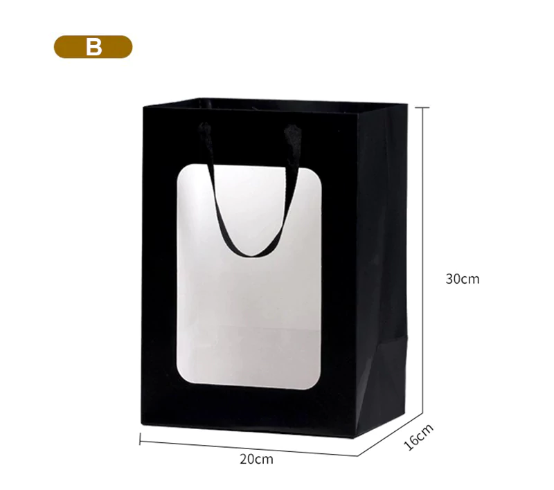 show window handheld paper bag