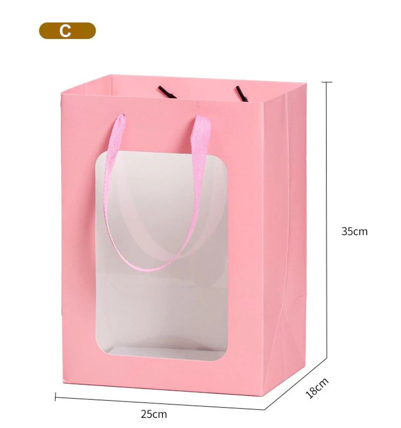 show window handheld paper bag