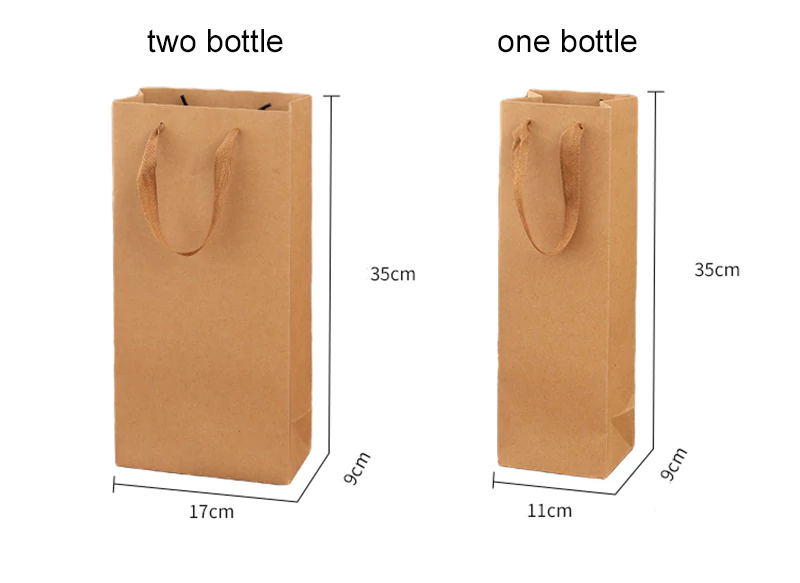 handheld paper bag size