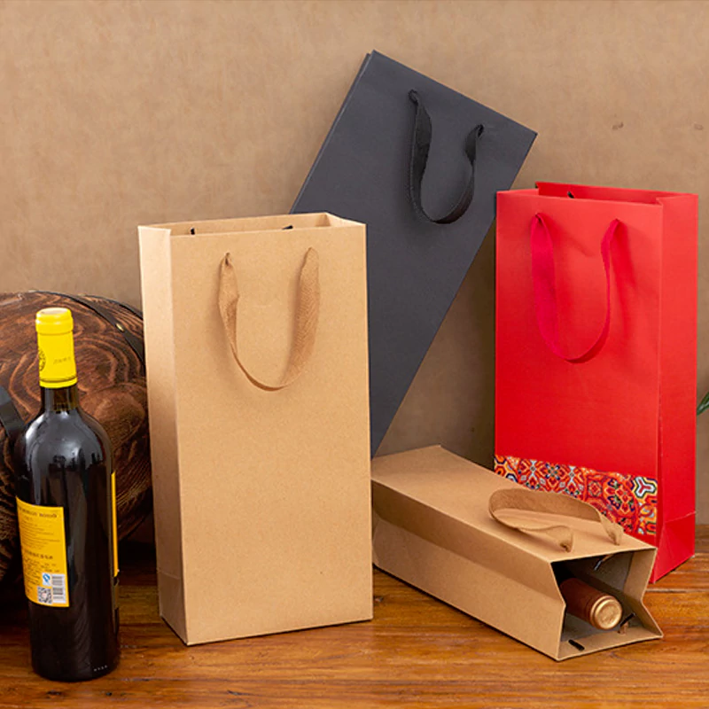 Wine bag, red wine bag, hand-held gift paper bag